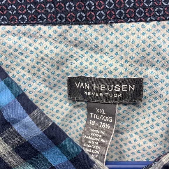 Van Heusen Never Tuck XXL button down shirt - Picture 3 of 5